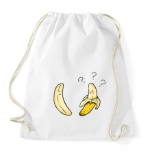 PRINTFASHION Banán love - Sportzsák, Tornazsák - Fehér tornazsák