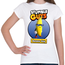 PRINTFASHION Banana Guy - Női póló - Fehér női póló