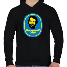 PRINTFASHION Banana Joe - Bud Spencer - Férfi kapucnis pulóver - Fekete