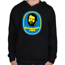 PRINTFASHION Banana Joe - Bud Spencer - Gyerek kapucnis pulóver - Fekete gyerek pulóver, kardigán