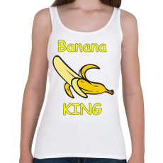 PRINTFASHION Banana king - Női atléta - Fehér