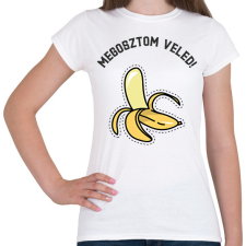 PRINTFASHION BANANA - Női póló - Fehér női póló