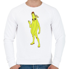 PRINTFASHION Banana Skin Fortnite - Férfi pulóver - Fehér férfi pulóver, kardigán