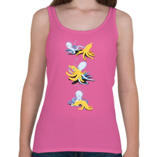 PRINTFASHION Banánparty - Női atléta - Rózsaszín női trikó