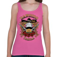 PRINTFASHION Bandita - Női atléta - Rózsaszín női trikó