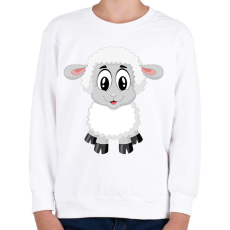 PRINTFASHION Bárány - Gyerek pulóver - Fehér