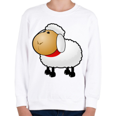 PRINTFASHION Bárány - Gyerek pulóver - Fehér
