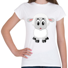 PRINTFASHION Bárány - Női póló - Fehér női póló