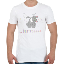 PRINTFASHION Barát - Férfi póló - Fehér férfi póló