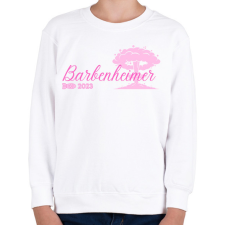 PRINTFASHION Barbenheimer 2023 - Gyerek pulóver - Fehér gyerek pulóver, kardigán
