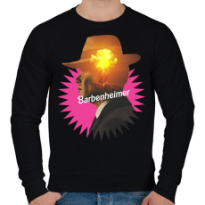 PRINTFASHION Barbenheimer - Férfi pulóver - Fekete