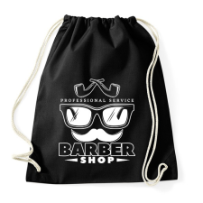 PRINTFASHION Barbershop 5 - Sportzsák, Tornazsák - Fekete tornazsák