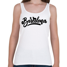PRINTFASHION Barcelona 1 - Női atléta - Fehér