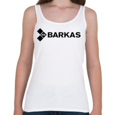PRINTFASHION Barkas logo - Női atléta - Fehér