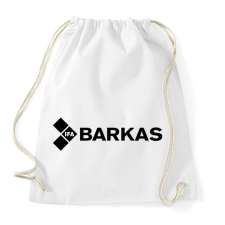 PRINTFASHION Barkas logo - Sportzsák, Tornazsák - Fehér tornazsák