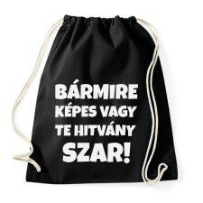PRINTFASHION BÁRMIRE KÉPES VAGY! - Sportzsák, Tornazsák - Fekete tornazsák