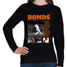 PRINTFASHION Barry Bonds - baseball - Női pulóver - Fekete