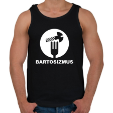 PRINTFASHION Bartosizmus - fehér - Férfi atléta - Fekete atléta, trikó