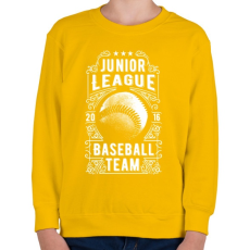 PRINTFASHION Baseball csapat - Gyerek pulóver - Sárga