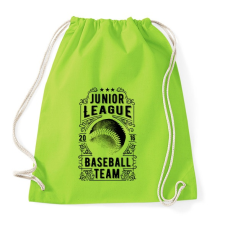 PRINTFASHION Baseball csapat - Sportzsák, Tornazsák - Limezöld baseball felszerelés
