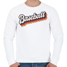 PRINTFASHION Baseball - Férfi pulóver - Fehér