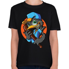 PRINTFASHION Baseball madár - Gyerek póló - Fekete gyerek póló