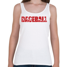 PRINTFASHION Baseball - Női atléta - Fehér