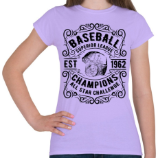 PRINTFASHION Baseball szuper liga  - Női póló - Viola