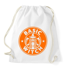 PRINTFASHION Basic Witch - Sportzsák, Tornazsák - Fehér tornazsák