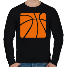 PRINTFASHION Basketball - Férfi pulóver - Fekete férfi pulóver, kardigán