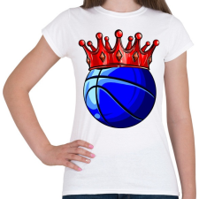 PRINTFASHION Basketball King - Női póló - Fehér női póló