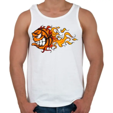 PRINTFASHION Basketball Monster - Férfi atléta - Fehér atléta, trikó