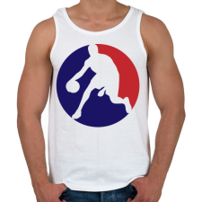 PRINTFASHION Basketball Player - Férfi atléta - Fehér atléta, trikó