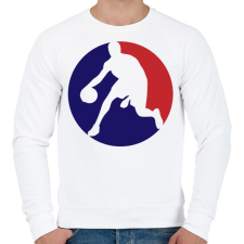 PRINTFASHION Basketball Player - Férfi pulóver - Fehér férfi pulóver, kardigán
