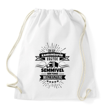 PRINTFASHION Bátor kamionsofőr - Sportzsák, Tornazsák - Fehér tornazsák