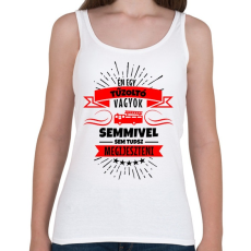 PRINTFASHION Bátor tűzoltó - Női atléta - Fehér