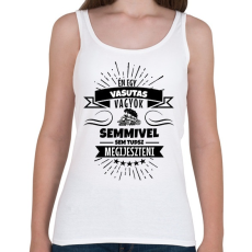 PRINTFASHION Bátor vasutas - Női atléta - Fehér