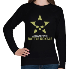 PRINTFASHION Battle Royale - Absolute Power - Női pulóver - Fekete