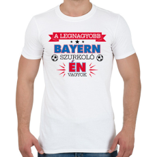 PRINTFASHION Bayern szurkoló - Férfi póló - Fehér