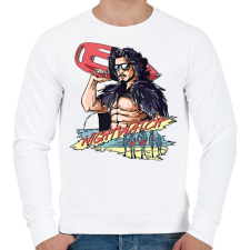 PRINTFASHION Baywatch GOT - Férfi pulóver - Fehér férfi pulóver, kardigán