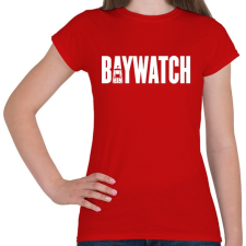 PRINTFASHION BAYWATCH - Női póló - Piros női póló