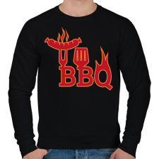 PRINTFASHION BBQ - Férfi pulóver - Fekete férfi pulóver, kardigán