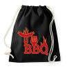 PRINTFASHION BBQ - Sportzsák, Tornazsák - Fekete