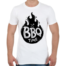 PRINTFASHION BBQ time - Férfi póló - Fehér