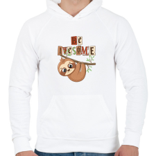 PRINTFASHION Be awesome - Férfi kapucnis pulóver - Fehér férfi pulóver, kardigán