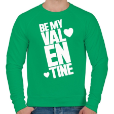PRINTFASHION Be mine! - Férfi pulóver - Zöld férfi pulóver, kardigán