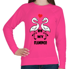 PRINTFASHION Be my flamingoo - Női pulóver - Fukszia női pulóver, kardigán