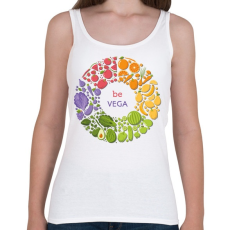 PRINTFASHION Be vega - Női atléta - Fehér
