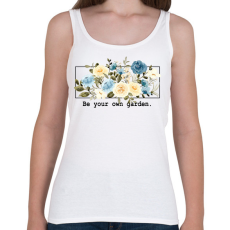 PRINTFASHION Be you own garden - Női atléta - Fehér
