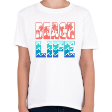 PRINTFASHION Beach Life - Gyerek póló - Fehér gyerek póló